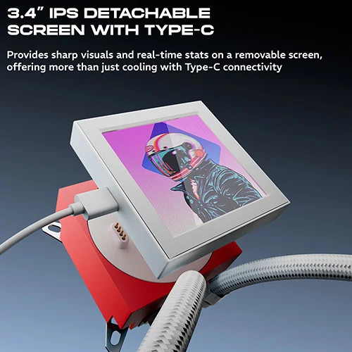 Dawg L240 AIO ARGB 240mm White CPU Liquid Cooler